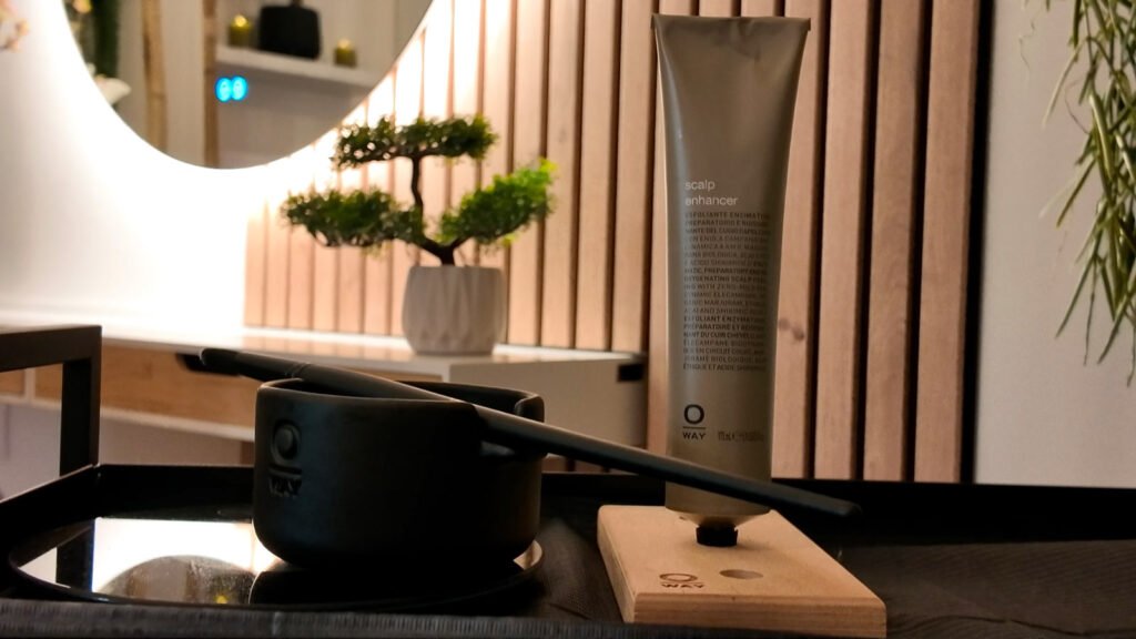 Gommage enzymatique exfoliant, produits de la marque Oway - Natura head spa