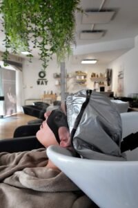 Masque profond du cuir chevelu sous bonnet vapeur - Natura head spa japonais Mons