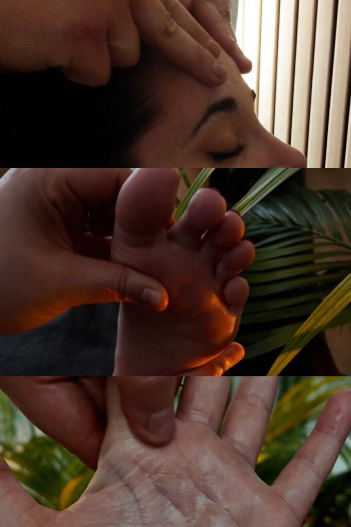 Massage 3 extremités - Natura head spa Mons